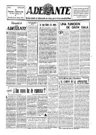 Adelante : Órgano del Partido Socialista Obrero Español de B.-du-Rh. (Marsella). Año II, núm. 96, 29 de agosto de 1946 | Biblioteca Virtual Miguel de Cervantes