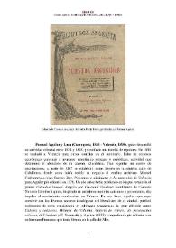 Pascual Aguilar y Lara (Carcagente, 1836 - Valencia, 1895) [Semblanza] / Cecilio Alonso | Biblioteca Virtual Miguel de Cervantes
