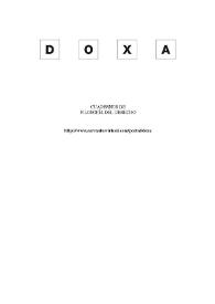 Doxa. Cuadernos de Filosofía del Derecho. Núm. 37, 2014 | Biblioteca Virtual Miguel de Cervantes
