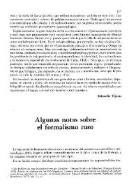 Algunas notas sobre el formalismo ruso / Samuel Gordon | Biblioteca Virtual Miguel de Cervantes