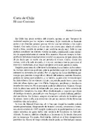 Carta de Chile. El caso Contreras / Manuel Corrada | Biblioteca Virtual Miguel de Cervantes