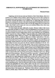 Obedience, Subversion and Autonomy in Tristana's Intertexts / Thomas Franz | Biblioteca Virtual Miguel de Cervantes