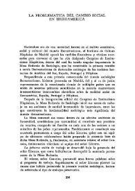 La problemática del cambio social en Iberoamérica / José Santamaría | Biblioteca Virtual Miguel de Cervantes