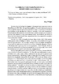 La mirada y los marginados en la "Misericordia" galdosiana / Amy Wright | Biblioteca Virtual Miguel de Cervantes