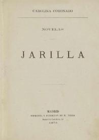 Jarilla: novelas / Carolina Coronado | Biblioteca Virtual Miguel de Cervantes