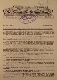 Noticias de Actualidad. Núm. 2, 3 de enero de 1951 | Biblioteca Virtual Miguel de Cervantes