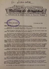 Noticias de Actualidad. Edición especial, 9 de enero de 1951 | Biblioteca Virtual Miguel de Cervantes