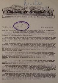 Noticias de Actualidad.  Núm. 40 , 26 de marzo de 1951 | Biblioteca Virtual Miguel de Cervantes