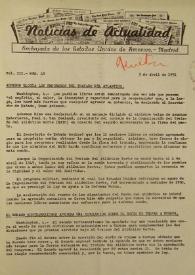 Noticias de Actualidad. Núm. 45, 5 de abril de 1951 | Biblioteca Virtual Miguel de Cervantes