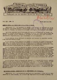 Noticias de Actualidad. Núm. 54, 26 de abril de 1951 | Biblioteca Virtual Miguel de Cervantes