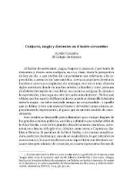 Conjuros, magia y demonios en el teatro cervantino / Aurelio González | Biblioteca Virtual Miguel de Cervantes