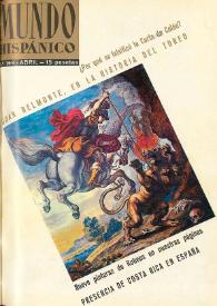 Mundo Hispánico. Núm. 169, abril 1962 | Biblioteca Virtual Miguel de Cervantes