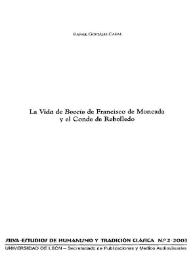 La Vida de Boecio de Francisco de Moncada y el Conde de Rebolledo / Rafael González Cañal | Biblioteca Virtual Miguel de Cervantes