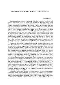 The problem of framing in "La de Bringas" / Jo Labanyi | Biblioteca Virtual Miguel de Cervantes