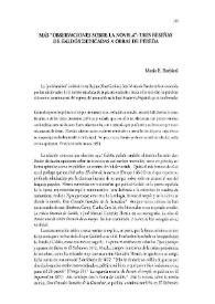 Más "Observaciones sobre la novela": tres reseñas de Galdós dedicadas a obras de Pereda / Marie E. Barbieri | Biblioteca Virtual Miguel de Cervantes
