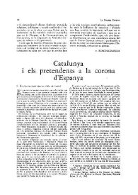 Catalunya i els pretendents a la corona d'Espanya / Miquel Ferrer | Biblioteca Virtual Miguel de Cervantes