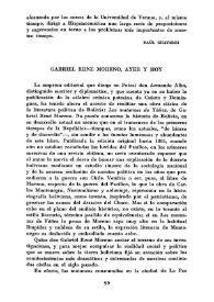 Gabriel René Moreno, ayer y hoy / J. S. S. | Biblioteca Virtual Miguel de Cervantes