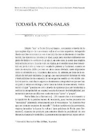 Todavía Picón Salas / Mónica Marinone  | Biblioteca Virtual Miguel de Cervantes