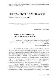 Odisea entre Santiagos. Mariano Picón-Salas (1901-2001) / Domingo Miliani | Biblioteca Virtual Miguel de Cervantes