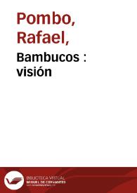 Bambucos  : visión | Biblioteca Virtual Miguel de Cervantes