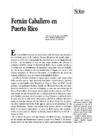 Fernán Caballero en Puerto Rico / Tomás Sarramía | Biblioteca Virtual Miguel de Cervantes