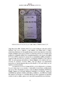 Jorge Roa (Cali, 1858 - Madrid, 1927) [Semblanza] / Juan David Murillo Sandoval | Biblioteca Virtual Miguel de Cervantes