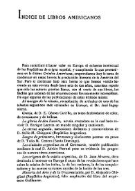 Índice de libros americanos / Manuel Ugarte | Biblioteca Virtual Miguel de Cervantes
