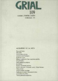 Grial : revista galega de cultura. Núm. 109, 1991 | Biblioteca Virtual Miguel de Cervantes
