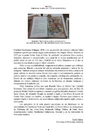 Cuxtitali Kartonera (Chiapas, 1975- ) [Semblanza] / Edith Beltrán | Biblioteca Virtual Miguel de Cervantes