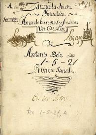 Amando bien no se ofender un Desden : Zarzuela Nueva / [José de Cañizares] | Biblioteca Virtual Miguel de Cervantes