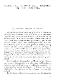 Sobre el apoyo del hombre en la historia / Pedro Laín Entralgo | Biblioteca Virtual Miguel de Cervantes