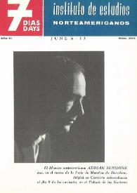 7 días = 7 days : boletín del Instituto de Estudios Norteamericanos, Barcelona. Núm. 248, del 6 al 13 de junio de 1965 | Biblioteca Virtual Miguel de Cervantes