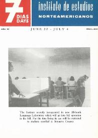 7 días = 7 days : boletín del Instituto de Estudios Norteamericanos, Barcelona. Núm. 251, del 27 de junio al 4 de julio de 1965 | Biblioteca Virtual Miguel de Cervantes
