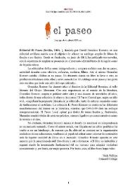 Editorial El Paseo (Sevilla, 2016-) [Semblanza] | Biblioteca Virtual Miguel de Cervantes