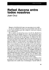 Rafael Azcona entre todos nosotros / Juan Cruz  | Biblioteca Virtual Miguel de Cervantes