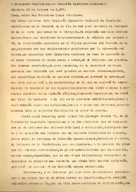 Carta de Salvador Quemades a Francisco Largo Caballero. Valencia, 26 de febrero de 1937 | Biblioteca Virtual Miguel de Cervantes