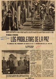 Los problemas de la paz : mensaje del presidente de México en el V aniversario de las NN. UU. / por Carlos Espla | Biblioteca Virtual Miguel de Cervantes