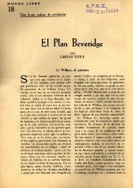 El Plan Beveridge: Sir William, el optimista  | Biblioteca Virtual Miguel de Cervantes
