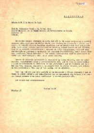 Carta de Carlos Esplá al Comité Nacinal de la Unión General de trabajadores de España. México (D. F.), 6 de marzo de 1941 | Biblioteca Virtual Miguel de Cervantes