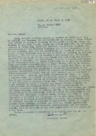 Carta de Indalecio Prieto a Carlos Esplá. París, 8 de abril de 1948 | Biblioteca Virtual Miguel de Cervantes