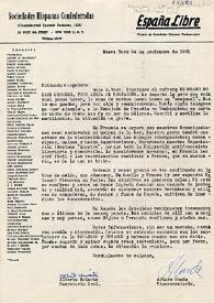 Carta de Alberto Uriarte y Arturo Conde a Carlos Esplá. Nueva York, 24 de noviembre de 1961 | Biblioteca Virtual Miguel de Cervantes