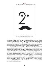 Dos Bigotes (Madrid, 2014- ) [Semblanza] / Ana Sánchez Anguix | Biblioteca Virtual Miguel de Cervantes