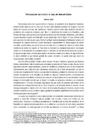 Persecución en el exilio: el caso de Manuel Azaña / Santos Juliá | Biblioteca Virtual Miguel de Cervantes