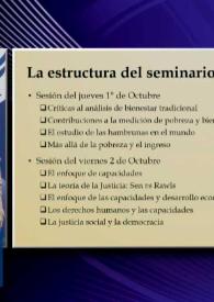 Seminario introductorio al pensamiento de Amartya Sen (1.ª sesión) / Rocío García Díaz | Biblioteca Virtual Miguel de Cervantes
