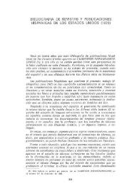 Bibliografia de revistas y publicaciones hispánicas en los Estados Unidos : 1975 / Enrique Ruiz-Fornells | Biblioteca Virtual Miguel de Cervantes