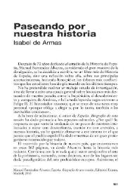 Paseando por nuestra historia / Isabel de Armas | Biblioteca Virtual Miguel de Cervantes