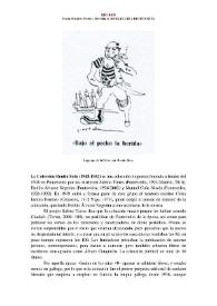 Colección Benito Soto (1948-1952) [Semblanza] / Sheila Martínez Portela | Biblioteca Virtual Miguel de Cervantes