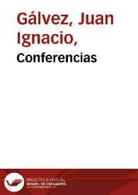 Conferencias | Biblioteca Virtual Miguel de Cervantes