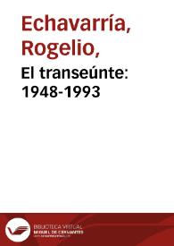 El transeúnte: 1948-1993 | Biblioteca Virtual Miguel de Cervantes