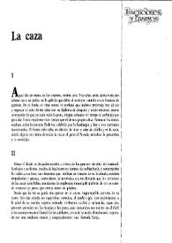La caza / Héctor Tizón | Biblioteca Virtual Miguel de Cervantes